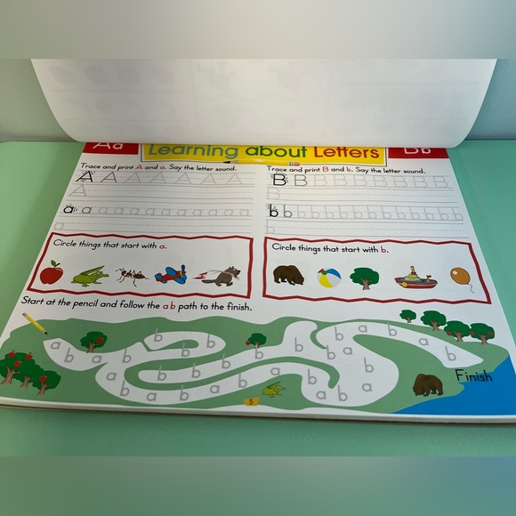 Canadian Curriculum Press Reading Math & More Workbook, Kindergarten Workbook - Picture 4 of 10